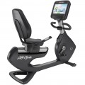 Life Fitness Platinum Club Series Recumbent Cycle with DISCOVER SE Console (Arctic Silver))